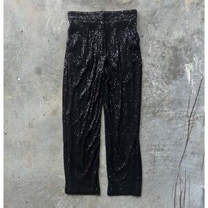 ASOS DESIGN Pants Women's Size 6 Black Straight Leg Trousers Ankle Grazer